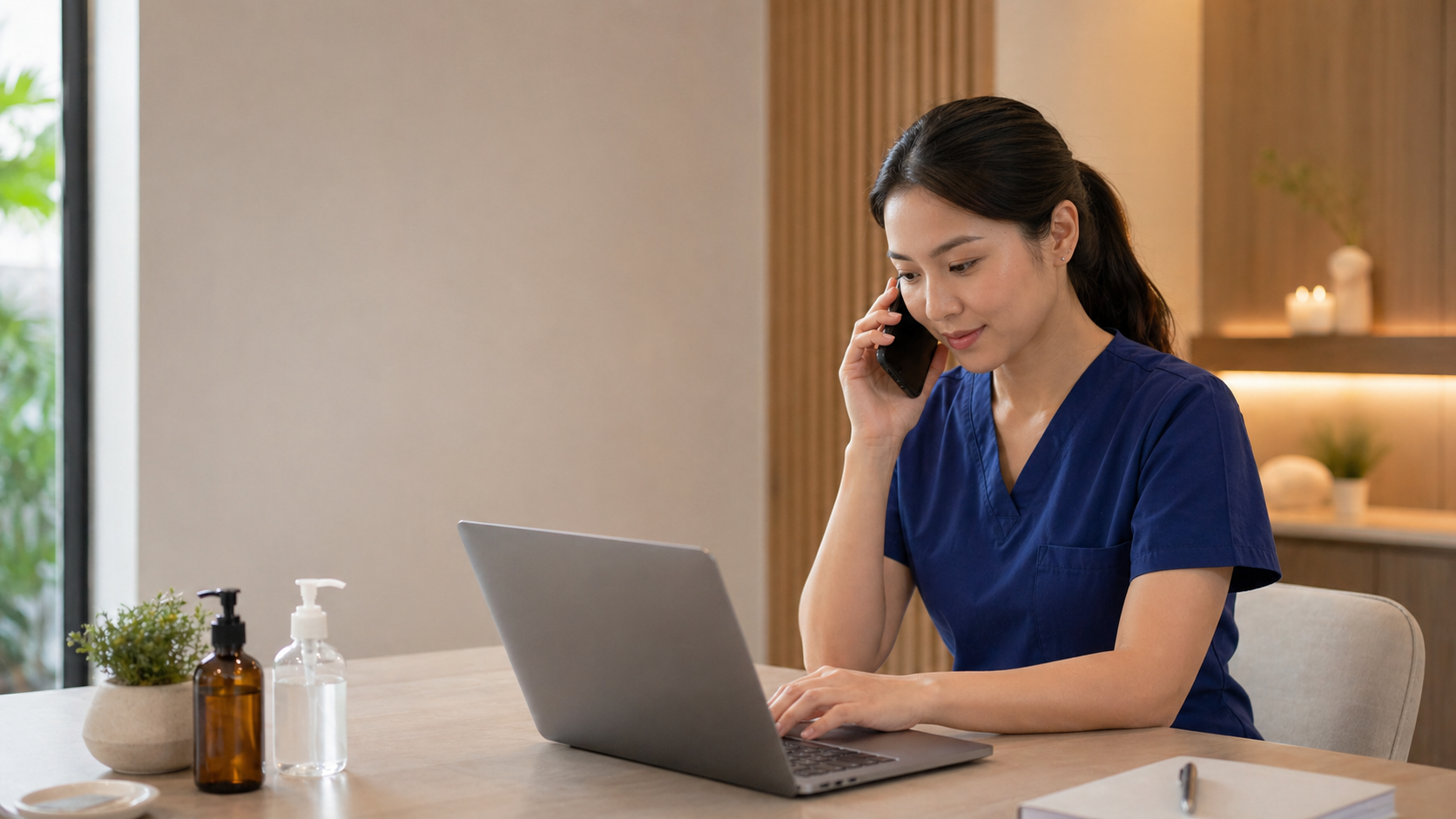Palmeo Spa hotline support assisting a massage inquiry