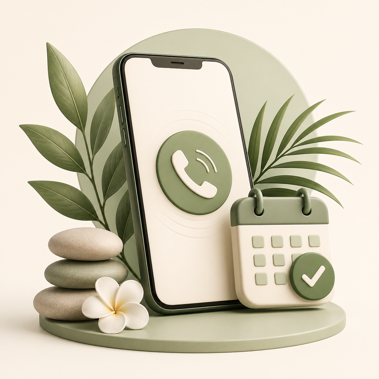 Icon for calling Palmeo Spa booking support