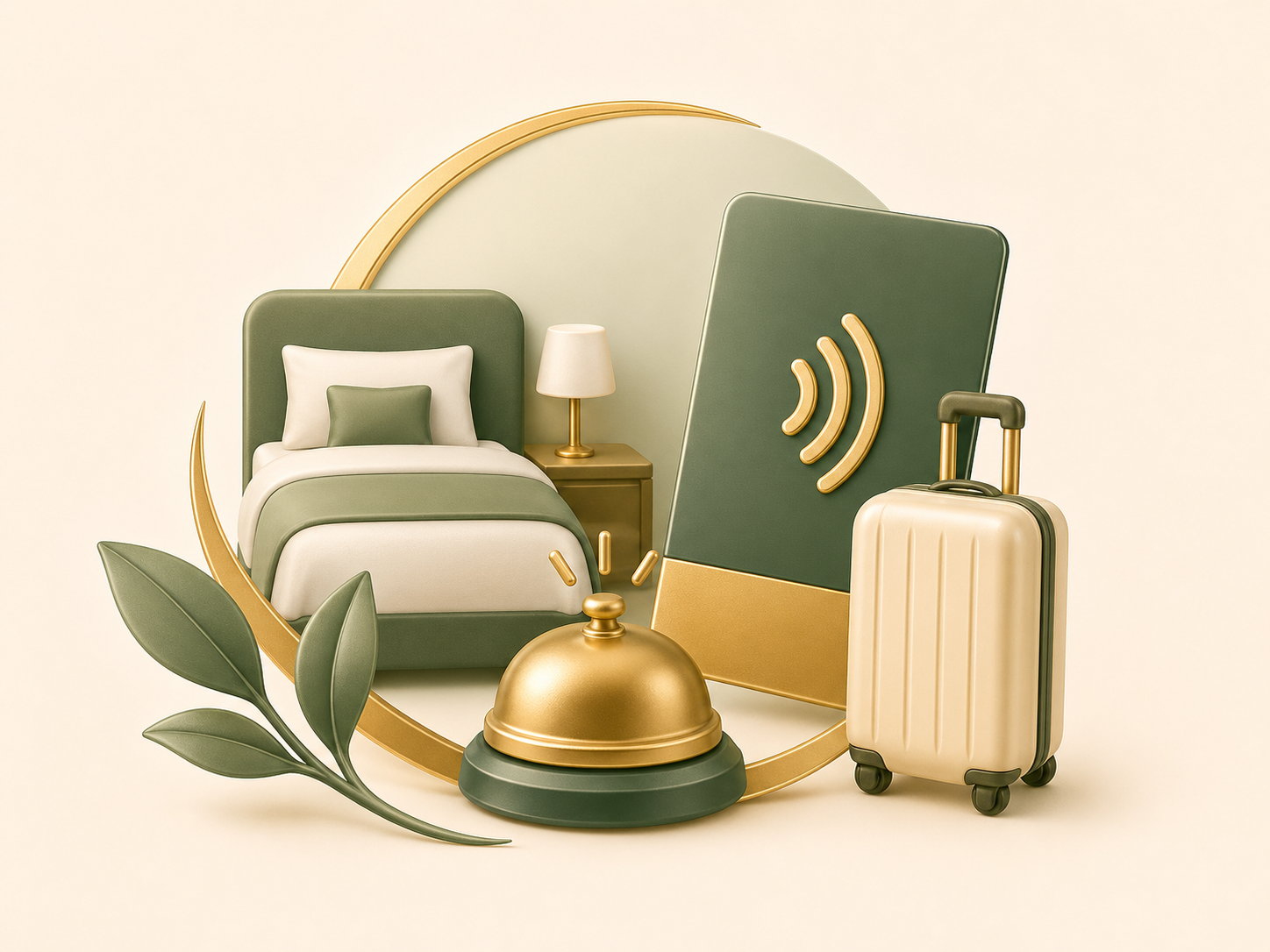 Icon for convenient hotel guest massage booking