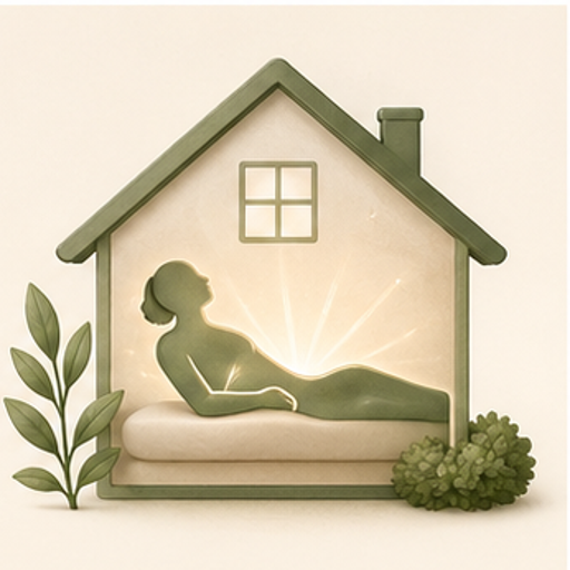 Editorial icon for home massage wellness benefits