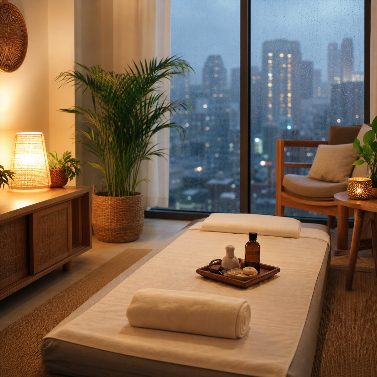 The Rainy Evening Condo Massage Reset: A Calm At-Home Ritual for Metro Manila Nights