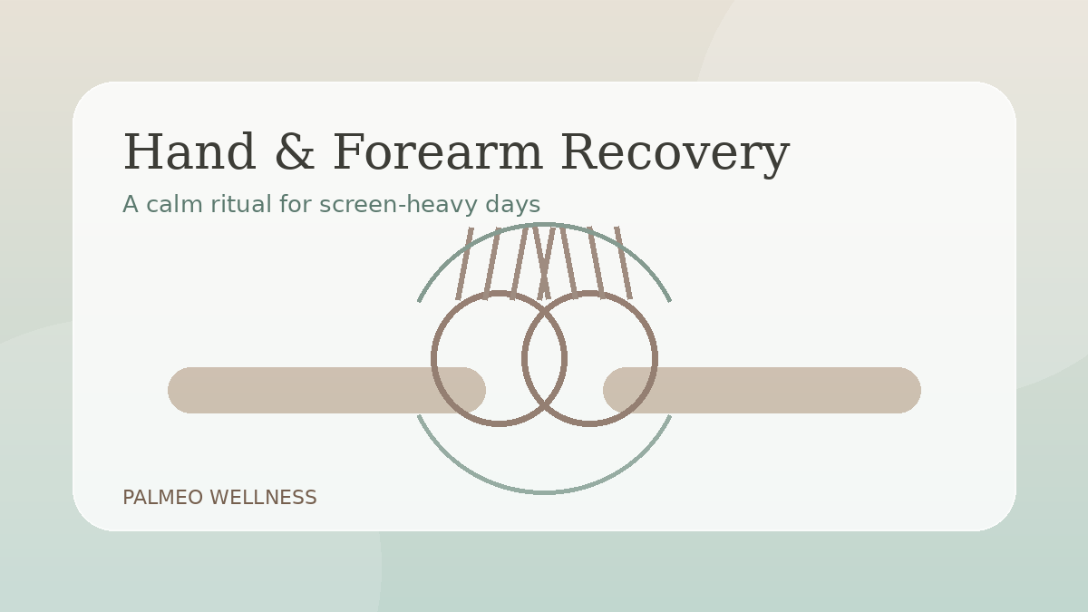 The Hand and Forearm Recovery Ritual for Screen-Heavy Days