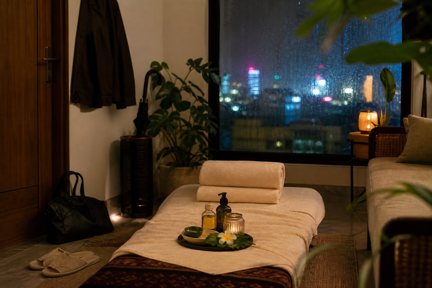 Rainy Commute Tension: A Home Massage Reset for Metro Manila Evenings